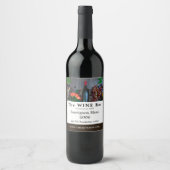 Weinflasche, Bar/Weinkeller Weinetikett (Vorderseite)