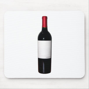 Weinflasche (Blank Label) Mousepad