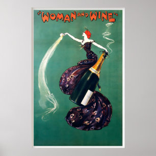 Weinflasche Champagner Essen und Trinken Getränk Poster
