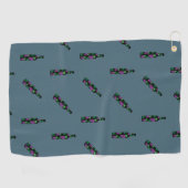 Weinflasche dunkel golfhandtuch (Horizontal)
