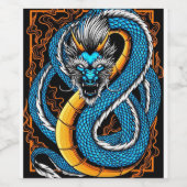 Weinflasche Etikett 8,9 cm x 10,2 cm Leichte Anpas (Einzelnes Label)