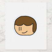 Weinflasche für Verlierer Weinetikett (Einzelnes Label)