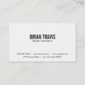 Weinflasche | Golden Visitenkarte (Rückseite)