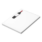 Weinflasche (Leerzeichen) Notepad Notizblock (Rotiert)
