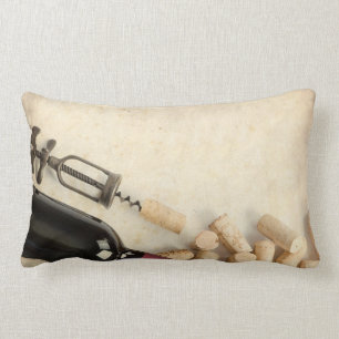 Weinflasche Lendenkissen