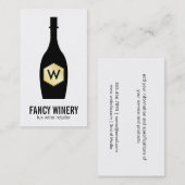 Weinflasche | Lux Visitenkarte (Vorne/Hinten)