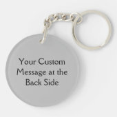 Weinflasche mit Flügeln und Schlüsselanhänger mit (Rückseite)