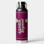 Weinflasche mit Name Trinkflasche (Vorderseite)