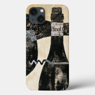 Weinflasche und Glas iPhone 13 Hülle