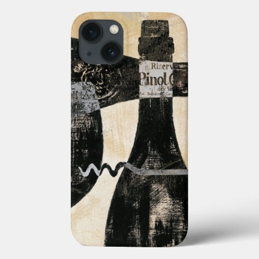 Weinflasche und Glas Case-Mate iPhone Hülle (Rückseite)