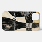 Weinflasche und Glas Case-Mate iPhone Hülle (Rückseite (Horizontal))