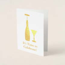 Weinflasche und Korkenzieher - Klassische Feier