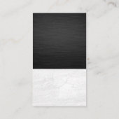 Weinflasche und Symbole Visitenkarte (Rückseite)