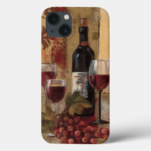 Weinflasche und Weingläser Case-Mate iPhone Hülle (Rückseite)