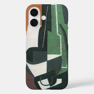 Weinflasche von Juan Gris, Vintager Kubismus iPhone 16 Hülle