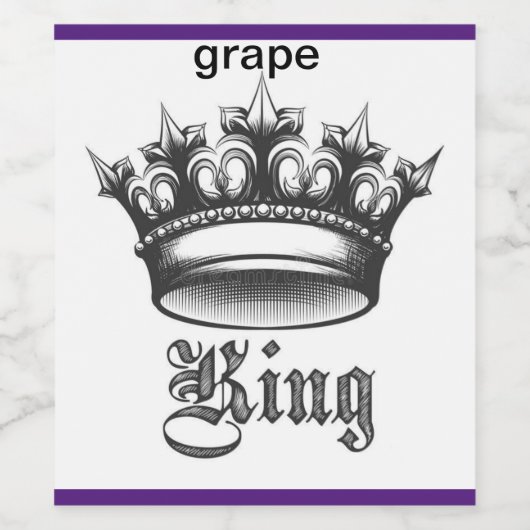 WEINFLASCHE WEINETIKETT (Einzelnes Label)