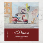 Weinflasche Weinetikett (Einzelnes Label)