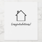 Weinflasche Weinetikett (Einzelnes Label)