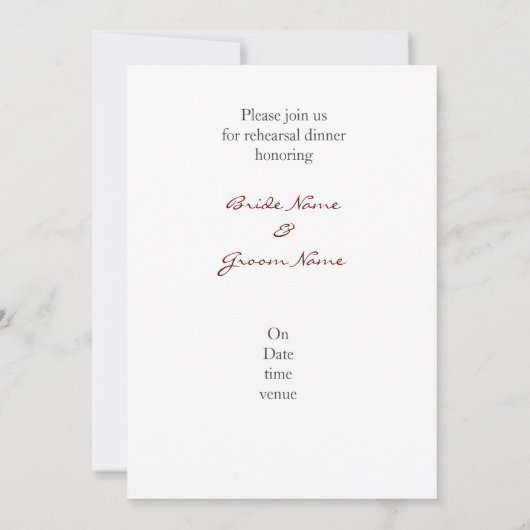 Weinflasche, Weintrauben und Weingläser Einladung (Rückseite)