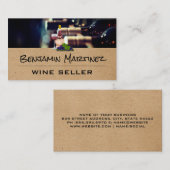 Weinflaschen | Barkeeper Visitenkarte (Vorne/Hinten)