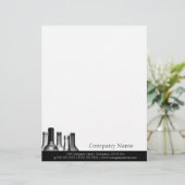 Weinflaschen Beruflicher Letterhead Briefkopf (Stehend Vorderseite)