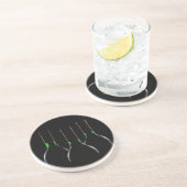Weinflaschen Black Sandstone Drink Untersetzer (Seite)
