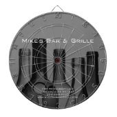 Weinflaschen Business-Dart-Karten Dartscheibe (vorne)