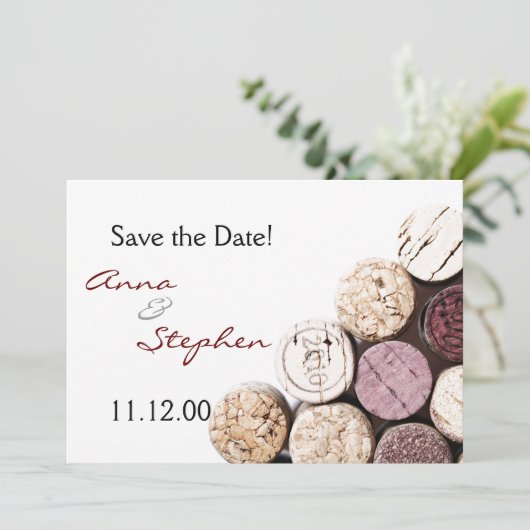 Weinflaschen Einladung (Stehend Vorderseite)