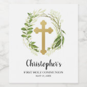 Weinflaschen-Etikett für Grünpflanzen Weinetikett (Einzelnes Label)