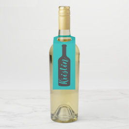 Weinflaschen Etikett Markierung für den Hanger-Eti Flaschenanhänger