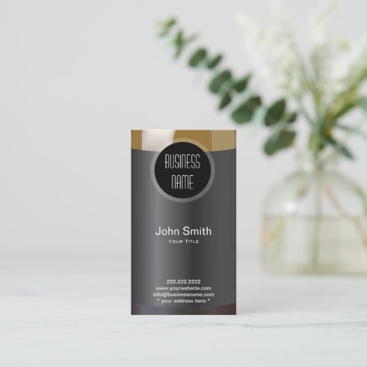 Weinflaschen Etikett Wein Visitenkarte (Stehend Vorderseite)