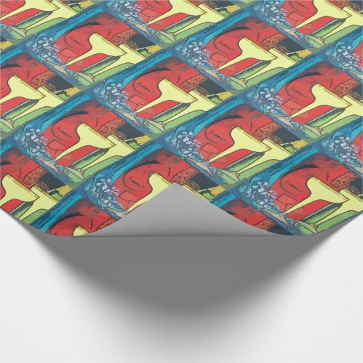 Weinflaschen Geschenkartikel Geschenkpapier (Ecke)