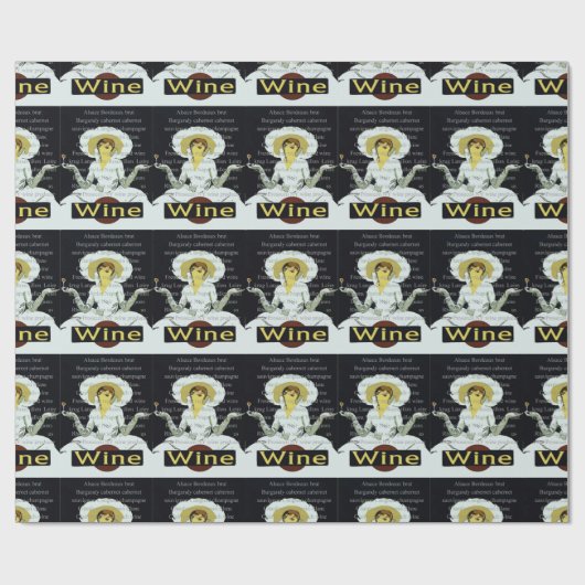 Weinflaschen Geschenkartikel Geschenkpapier (Flach)