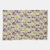 Weinflaschen Geschirrtuch (Horizontal)