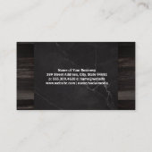 Weinflaschen Glas und Trauben | Verkostung Visitenkarte (Rückseite)