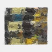Weinflaschen in Abstraktem Fleece Blanket (Vorderseite (Horizontal))
