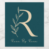 Weinflaschen lebel weinetikett (Einzelnes Label)