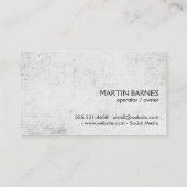 Weinflaschen | Leder Visitenkarte (Rückseite)