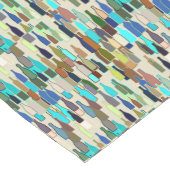 Weinflaschen, mehrfarbig, beige Hintergrund Kurzer Tischläufer (Ecke)