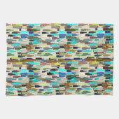 Weinflaschen, multi Farbe, beige Hintergrund Geschirrtuch (Horizontal)
