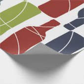 Weinflaschen-Muster-Packpapier Geschenkpapier (Ecke)