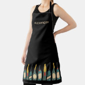 Weinflaschen personalisieren Schwarze Schürze (InSitu)