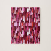 Weinflaschen, Pflaumenfarben, bordeauxroter Hinter Puzzle (Vertikal)