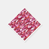 Weinflaschen, Pflaumenfarben, bordeauxroter Hinter Serviette (Ecke)