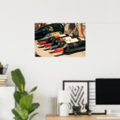 Weinflaschen Poster (Heimbüro)
