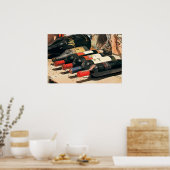 Weinflaschen Poster (Küche)