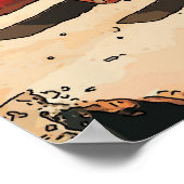 Weinflaschen Poster (Ecke)