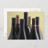 Weinflaschen Postkarte (Vorne/Hinten)