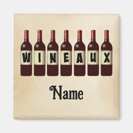 Weinflaschen Roter Wein nach Maß Magnet