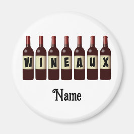 Weinflaschen Roter Wein nach Maß Magnet
